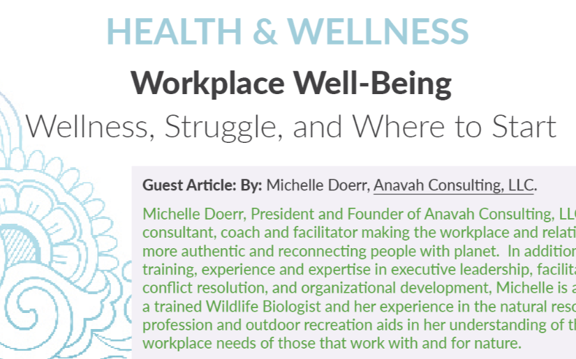 Workplace Well-Being: Wellness, Struggle, and Where to Start